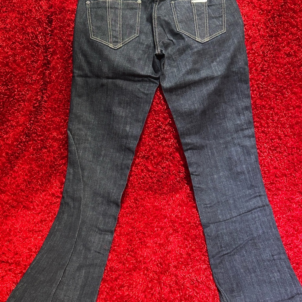 Size 27 Burberry Dark Blue slight Flare Jeans
